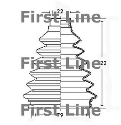FIRST LINE fcb2338 -  Пыльник, приводной вал
